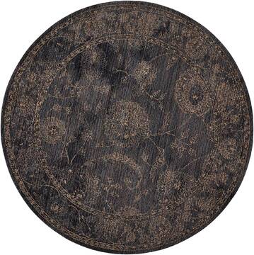 Nourison Nourison 2020 Grey Round 7'5" X 7'5" Area Rug  805-101805