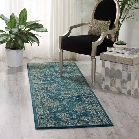 Nourison Nourison 2020 Blue Runner 23 X 80 Area Rug 805-101811 Image 3