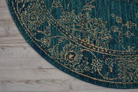 Nourison Nourison 2020 Blue Round 50 X 50 Area Rug 805-101814 Image 1