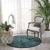 Nourison Nourison 2020 Blue Round 50 X 50 Area Rug 805-101814 Thumb 3