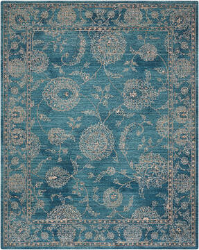 Nourison Nourison 2020 Blue Rectangle 8x10 ft Polyester Carpet 101818