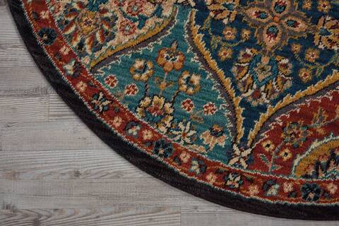 Nourison Nourison 2020 Multicolor Round 50 X 50 Area Rug 805-101826 Image 1