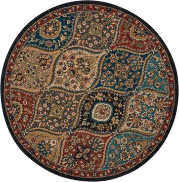 Nourison Nourison 2020 Multicolor Round 5 to 6 ft Polyester Carpet 101826