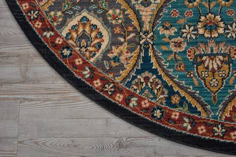 Nourison Nourison 2020 Multicolor Round 75 X 75 Area Rug 805-101829 Image 1
