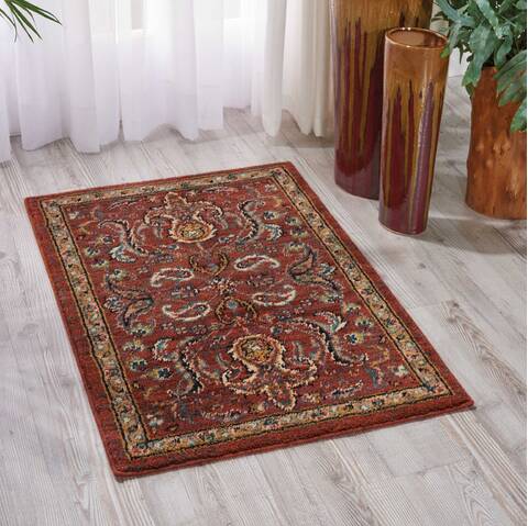Nourison Nourison 2020 Red 20 X 30 Area Rug  805-101833 Image 1