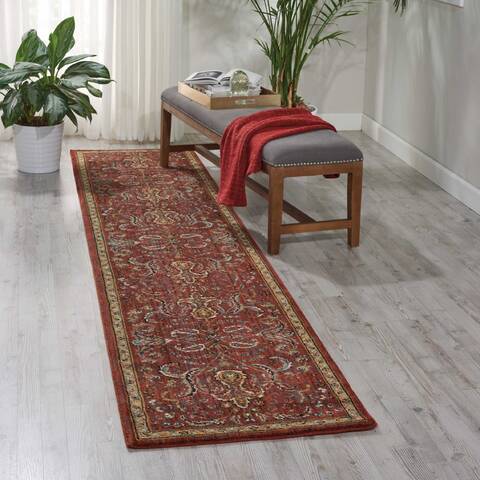 Nourison Nourison 2020 Red Runner 23 X 110 Area Rug 805-101834 Image 3