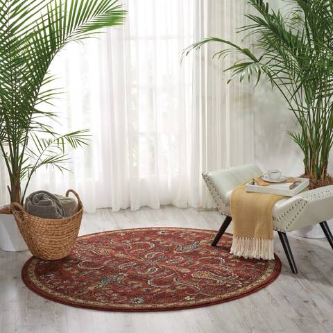 Nourison Nourison 2020 Red Round 50 X 50 Area Rug 805-101838 Image 3