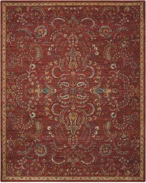 Nourison Nourison 2020 Red Rectangle 6x9 ft Polyester Carpet 101840