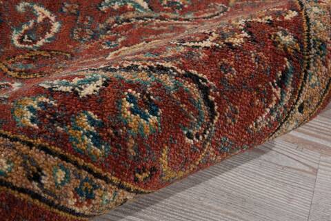Nourison Nourison 2020 Red Round 75 X 75 Area Rug 805-101841 Image 2