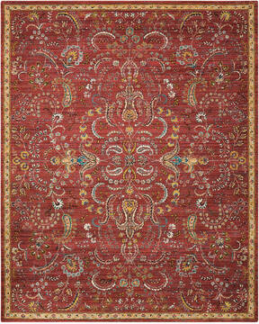 Nourison Nourison 2020 Red Rectangle 8x10 ft Polyester Carpet 101842