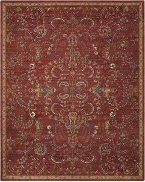 Nourison Nourison 2020 Red Rectangle 9x12 ft Polyester Carpet 101843
