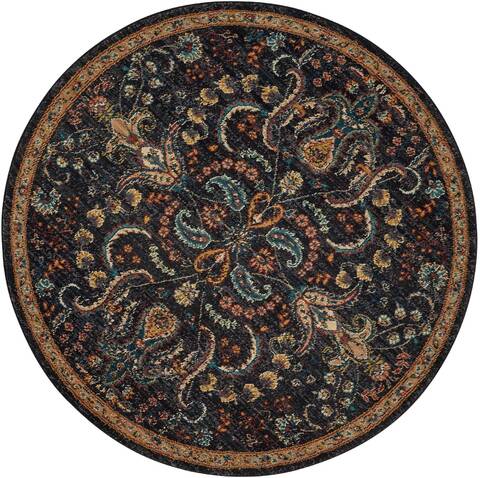 Nourison Nourison 2020 Blue Round 50 X 50 Area Rug 805-101850 Image 0