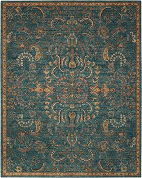 Nourison Nourison 2020 Blue Rectangle 4x6 ft Polyester Carpet 101861