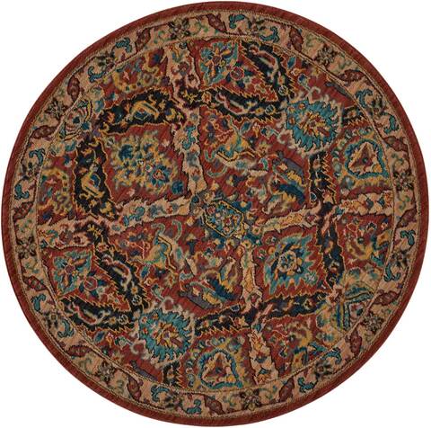Nourison Nourison 2020 Blue Round 50 X 50 Area Rug 805-101874 Image 0