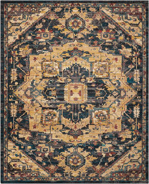 Nourison Nourison 2020 Blue Rectangle 8x10 ft Polyester Carpet 101890