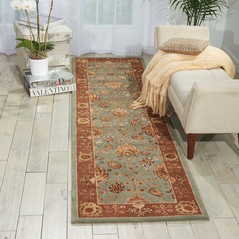 Nourison 3000 Blue Runner 23 X 80 Area Rug 99446193261 805-101926 Image 1