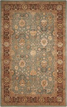 Nourison Nourison 3000 Blue Rectangle 6x9 ft Wool Carpet 101929
