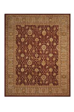 Nourison Nourison 3000 Red Rectangle 6x9 ft Wool Carpet 101947