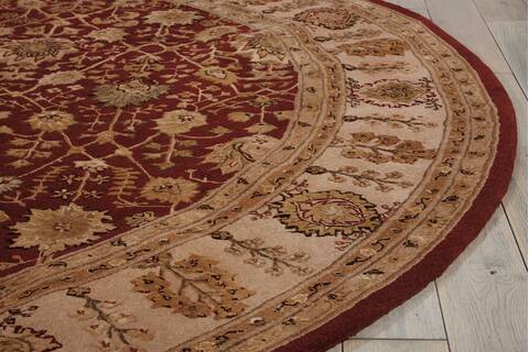 Nourison Nourison 3000 Red Round 80 X 80 Area Rug 805-101950 Image 4