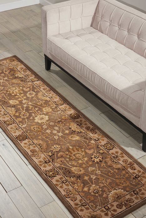 Nourison 3000 Beige Runner 26 X 120 Area Rug 99446195067 805-101954 Image 1