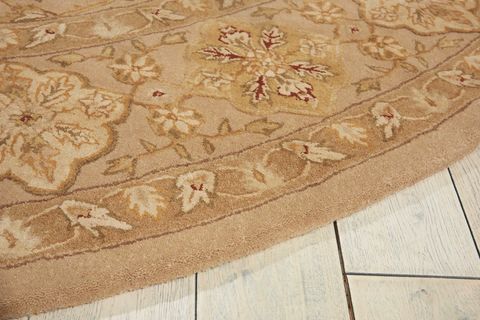 Nourison 3000 Beige Round 80 X 80 Area Rug 99446201454 805-101979 Image 2