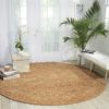 Nourison 3000 Beige Round 80 X 80 Area Rug 99446201454 805-101979 Thumb 1