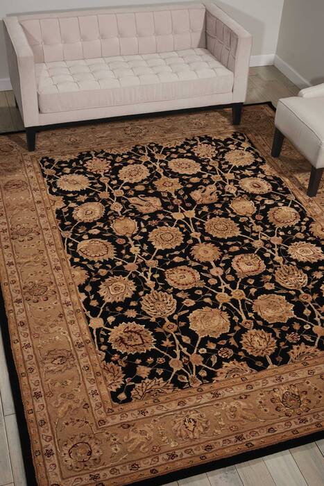 Nourison Nourison 3000 Black 86 X 116 Area Rug 805-102000 Image 3