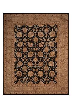 Nourison Nourison 3000 Black Rectangle 8x11 ft Wool Carpet 102000