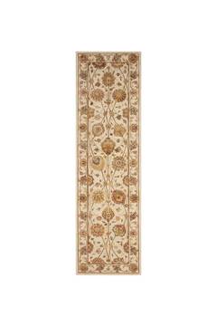 Nourison Nourison 3000 Beige Runner 10 to 12 ft Wool Carpet 102003