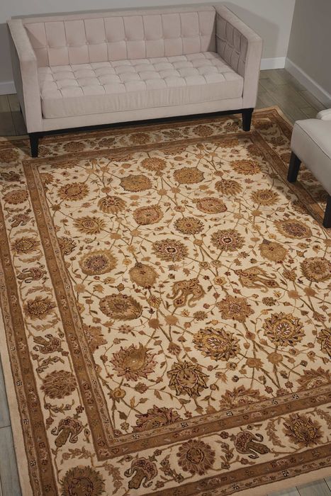 Nourison 3000 Beige 79 X 99 Area Rug 99446203434 805-102006 Image 1