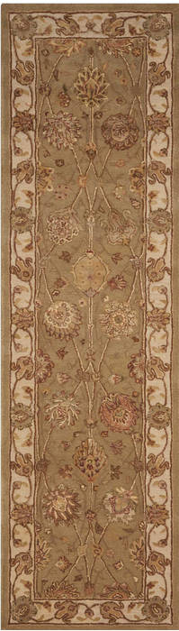 Nourison 3000 Green Runner 23 X 80 Area Rug 99446194169 805-102011 Image 0
