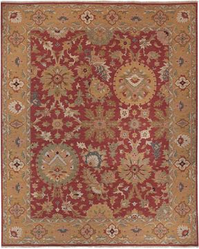 Nourison NOURMAK Brown Rectangle 8x10 ft Wool Carpet 102122