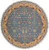 Nourison NOURMAK Blue Round 80 X 80 Area Rug 99446112446 805-102171 Thumb 1