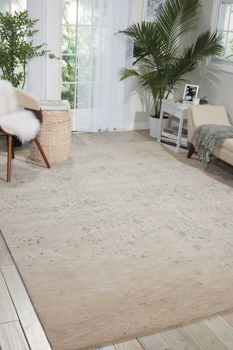 Nourison Opaline Beige 56 X 75 Area Rug 805-102279 Image 3