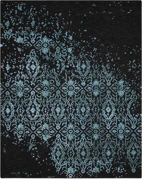 Nourison Opaline Blue Rectangle 4x6 ft Lucxelle Carpet 102284