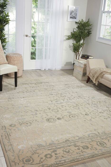 Nourison Opaline Beige 86 X 116 Area Rug 805-102305 Image 3