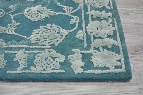 Nourison Opaline Blue Runner 23 X 80 Area Rug 805-102307 Image 4