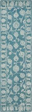 Nourison Opaline Blue Runner 2'3" X 8'0" Area Rug  805-102307