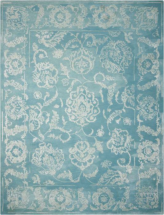 Nourison Opaline Blue 56 X 75 Area Rug 805-102309 Image 0