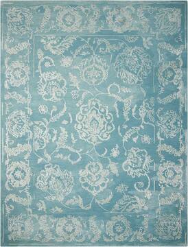 Nourison Opaline Blue Rectangle 5x8 ft Lucxelle Carpet 102309