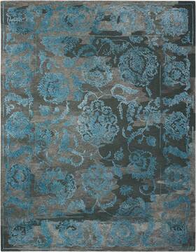 Nourison Opaline Grey Rectangle 4x6 ft Lucxelle Carpet 102314