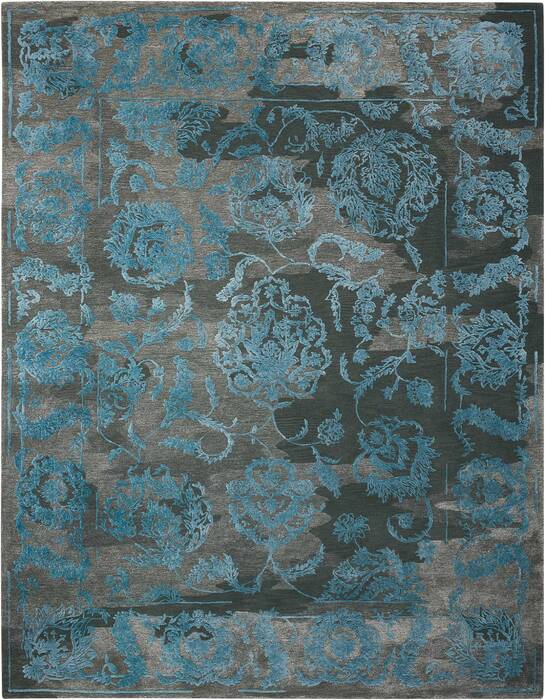 Nourison Opaline Grey 86 X 116 Area Rug 805-102317 Image 0