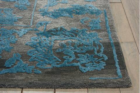 Nourison Opaline Grey 99 X 139 Area Rug 805-102318 Image 4