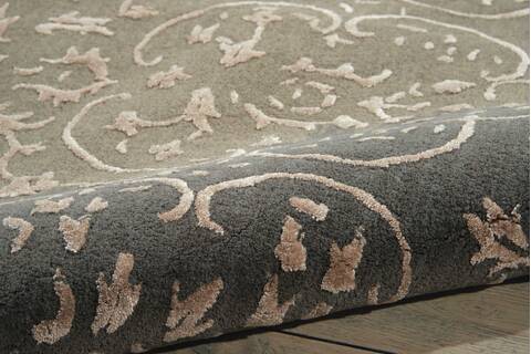 Nourison Opaline Grey Runner 23 X 80 Area Rug 805-102319 Image 2