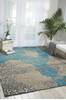 Nourison Opaline Grey 79 X 99 Area Rug 805-102322 Thumb 3