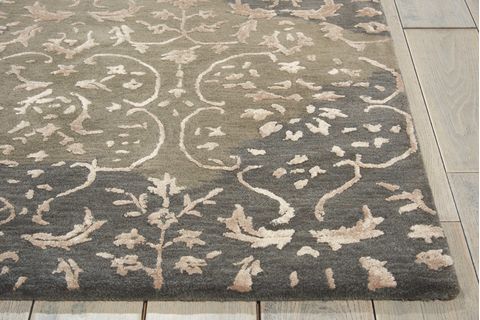Nourison OPALINE Grey 99 X 139 Area Rug 99446362438 805-102324 Image 2