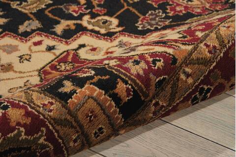 Nourison Paramount Black Round 53 X 53 Area Rug 805-102332 Image 2