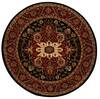 Nourison Paramount Black Round 53 X 53 Area Rug  805-102332 Thumb 3