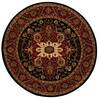 Nourison Paramount Black Round 53 X 53 Area Rug 805-102332 Thumb 0