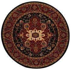 Nourison Paramount Black Round 5'3" X 5'3" Area Rug  805-102332